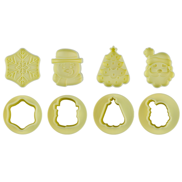 Brigadeiro Ejector Molds 4 designs Set (Christmas) BlueStar
